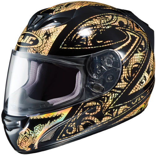 Large HJC FS-15 FS15 Prism MC-51 Motorcycle Helmet L