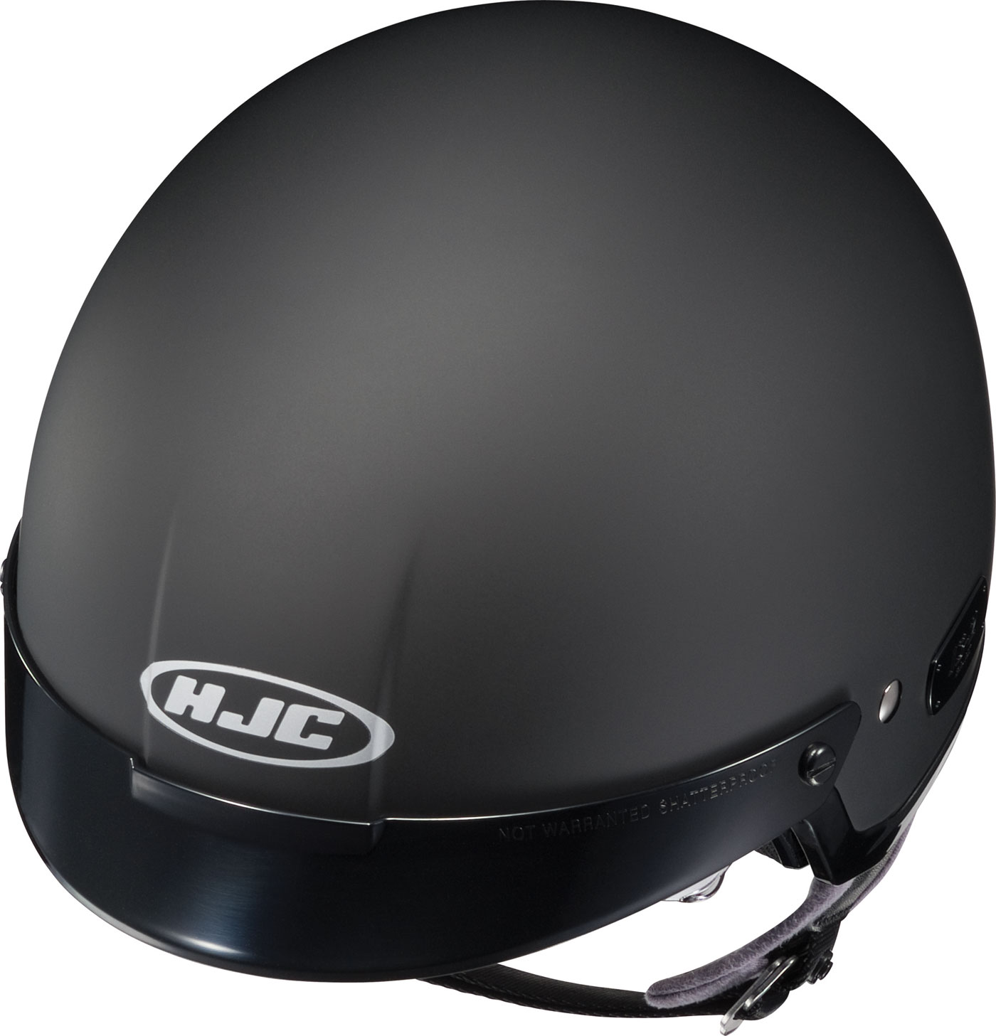 Medium M HJC IS2 Silver Motorcycle Half Helmet Flip Down Shield Visor