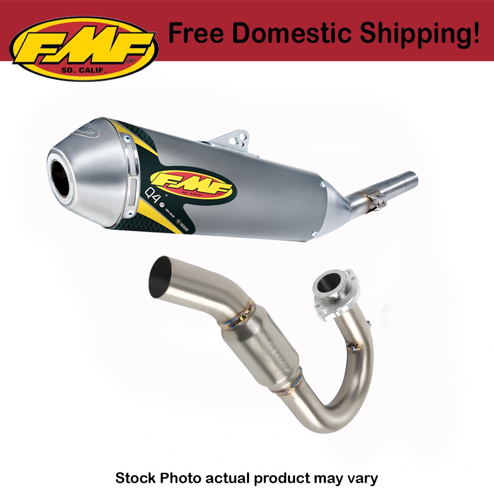 FMF Q4 Muffler & Powerbomb Header For 19842007 Kawasaki KLR650 eBay