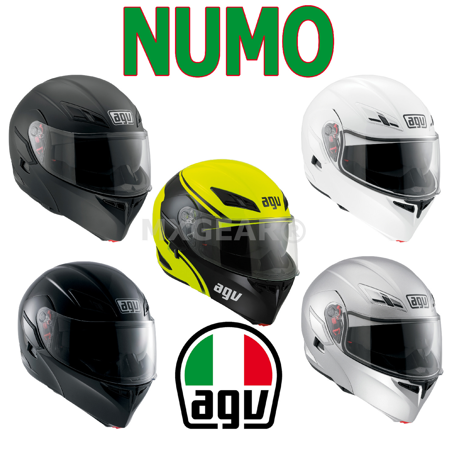 Free 2day Shipping AGV Numo Modular Helmet All Models & Sizes Motorcycle - Bild 1 von 1