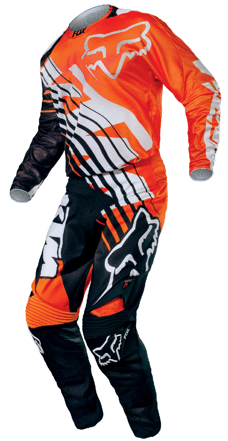 Fox Racing Orange Black White Mens 360 KTM Dirt Bike Jersey & Pants