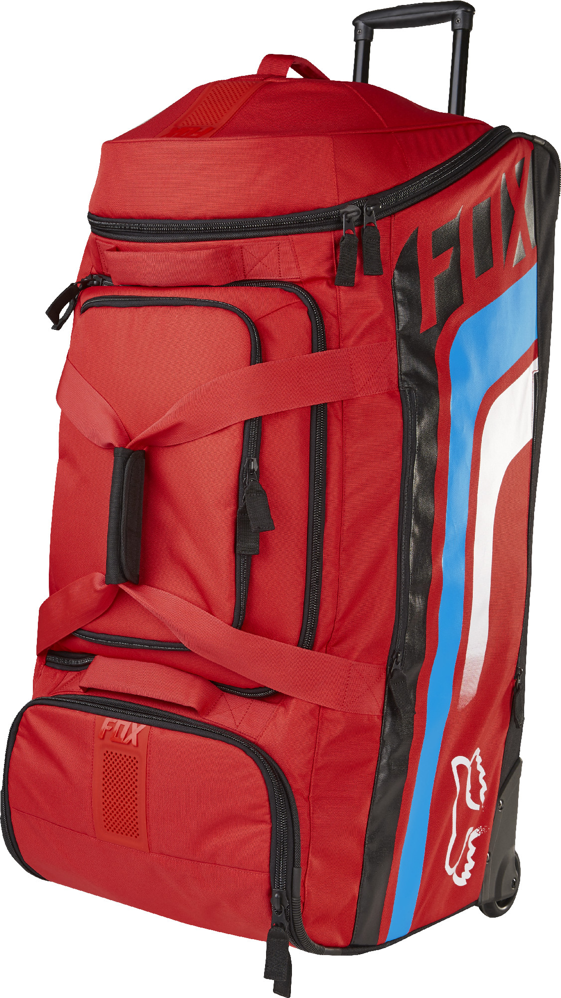 Fox Racing Red/Black/Blue Seca Dirt Bike Shuttle Roller Gear Bag 2017