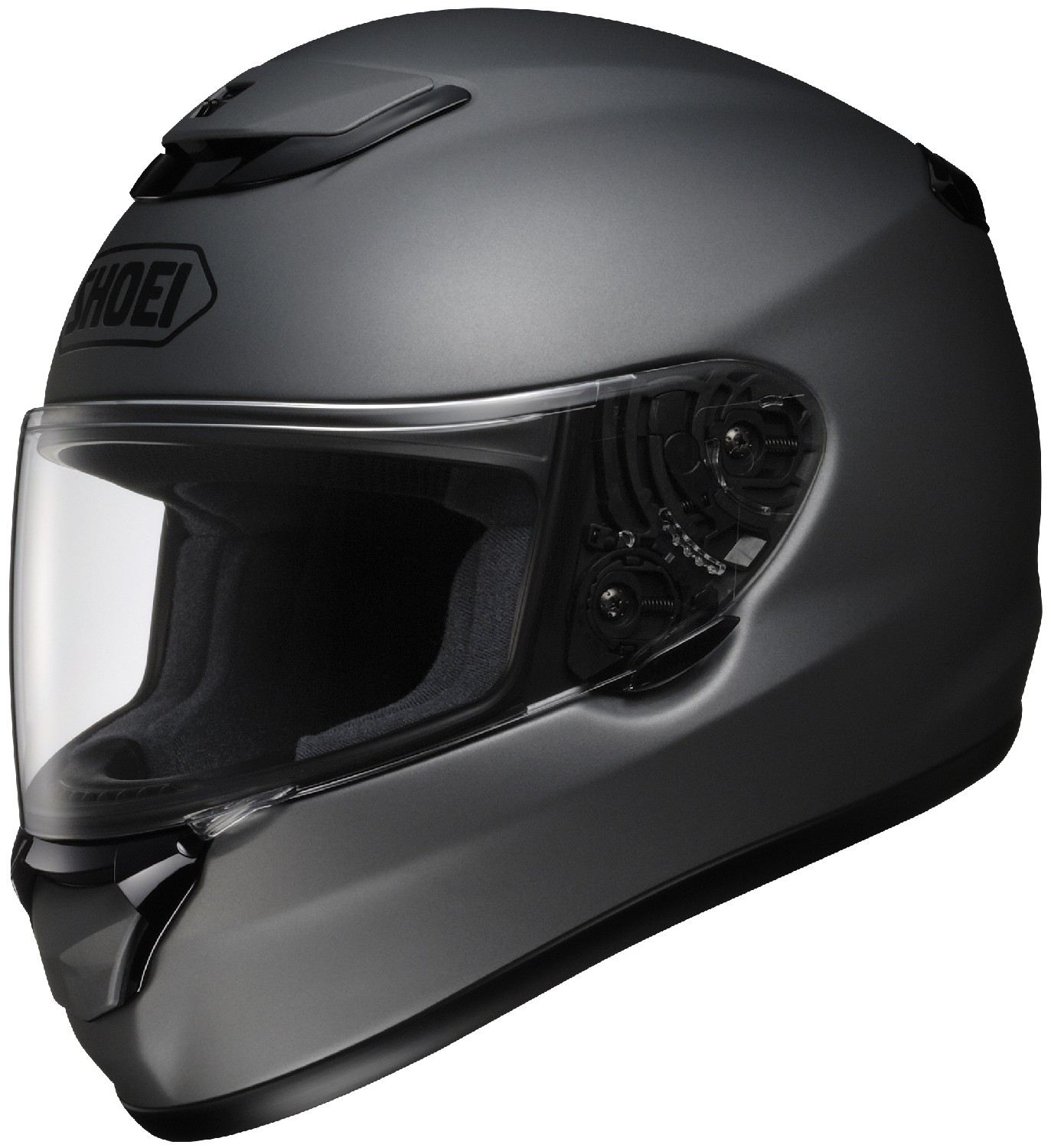 Free 2-Day Ship Shoei Qwest Solid Matte Deep Grey Motorcycle Helmet