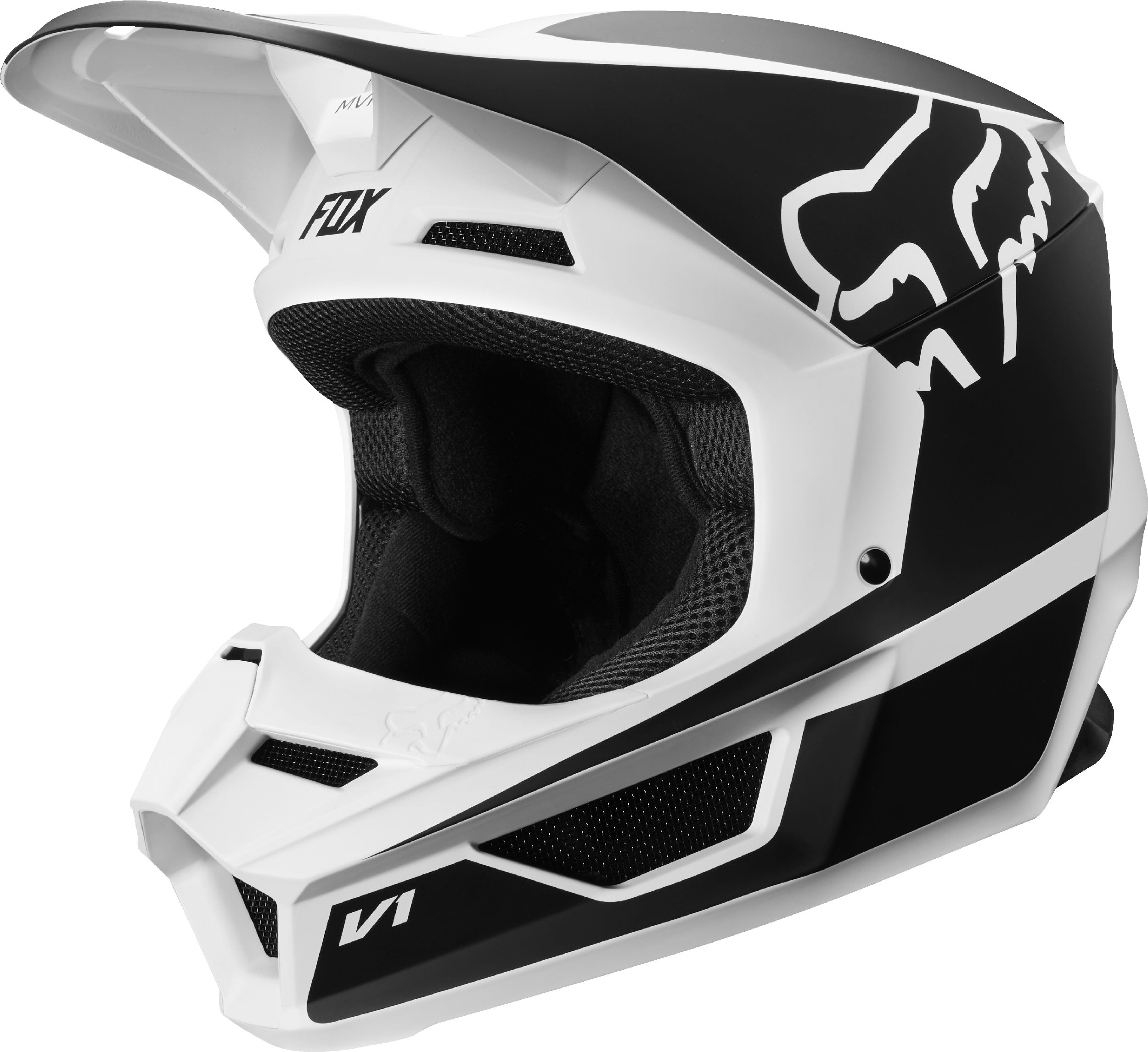 white dirt bike helmet