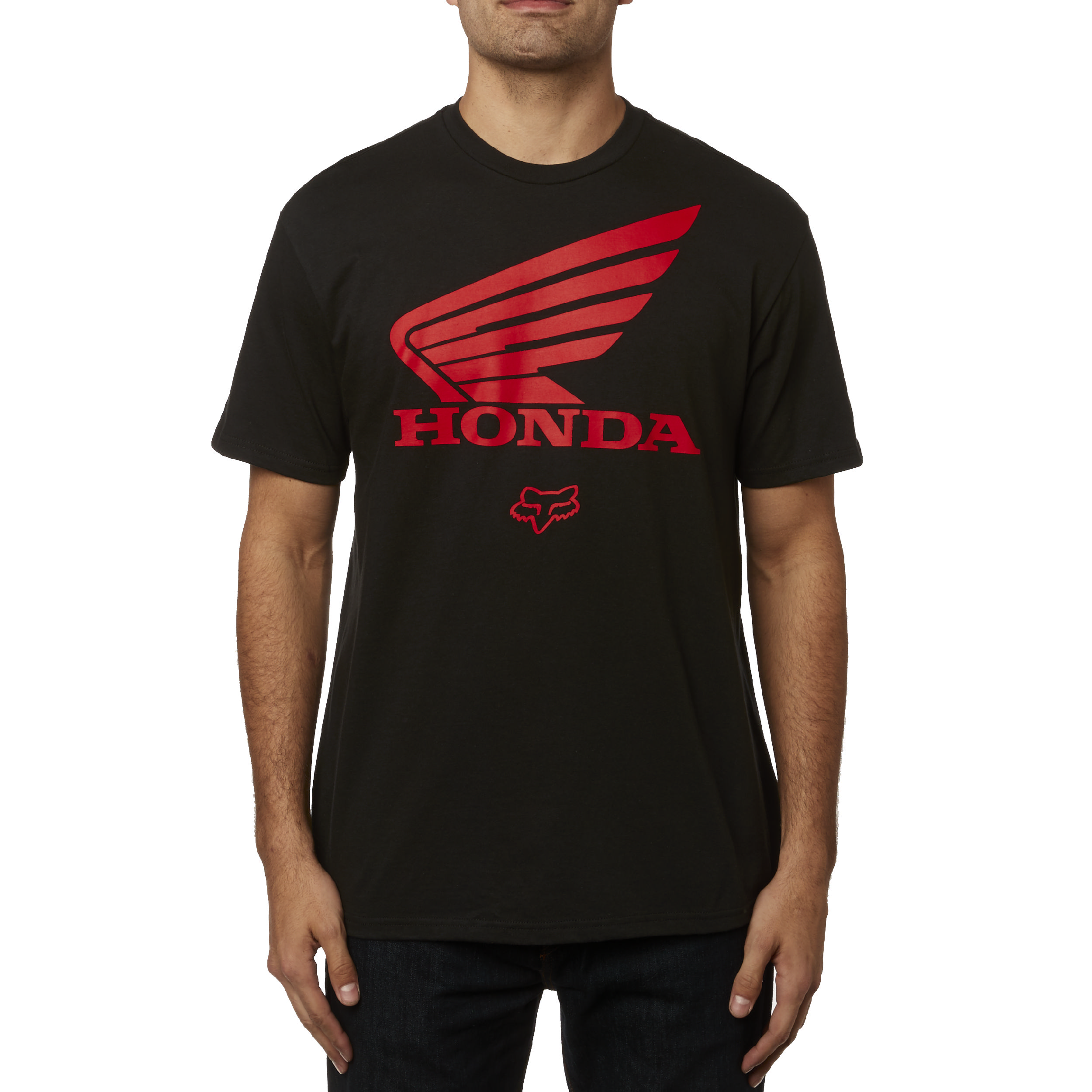 Fox Racing Mens Black Honda Short Sleeve T-Shirt Tee | eBay