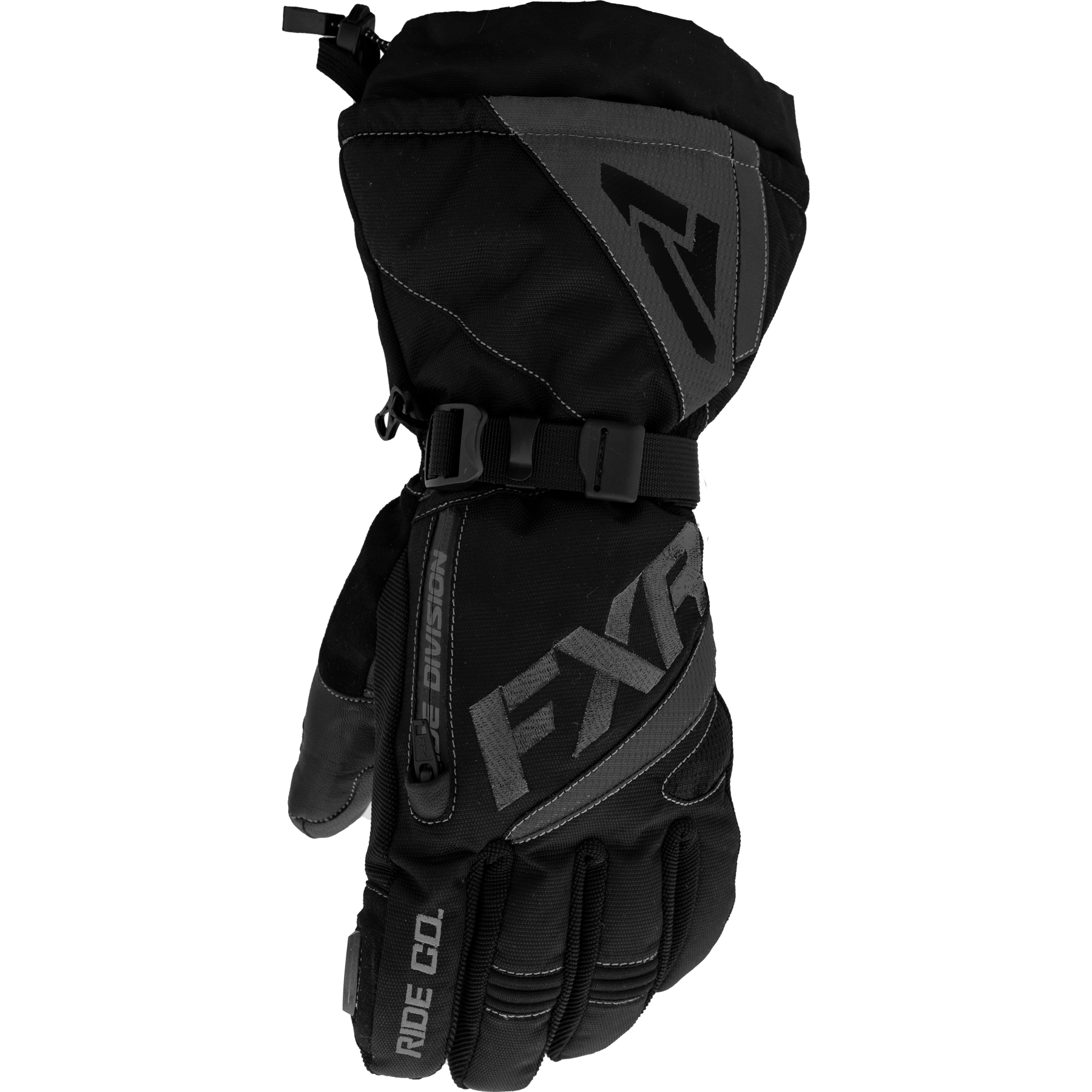 FXR Black/Charcoal Women's Fusion Gloves Snowmobile Snow