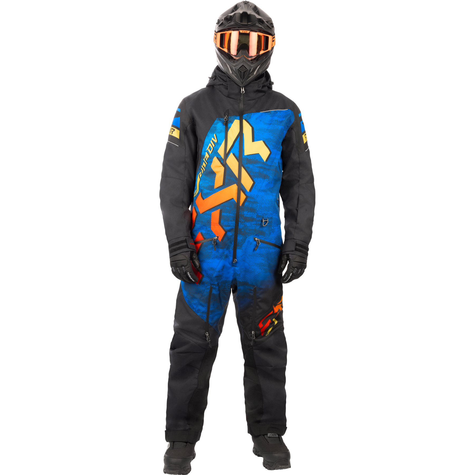 FXR Snowmobile Mens CX Lite Uninsulated Monosuit - Dark Blue Haze