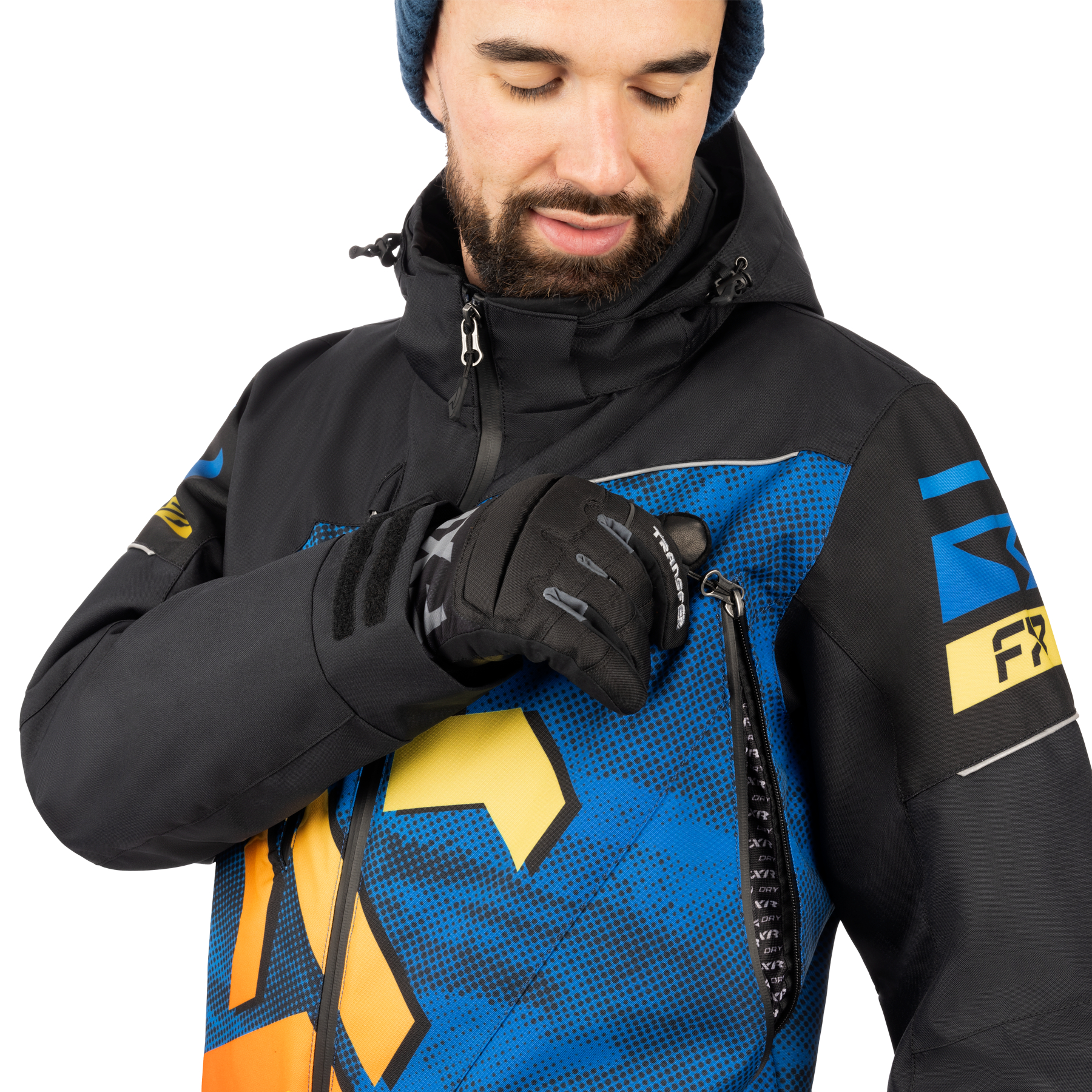 FXR Snowmobile Mens CX Lite Uninsulated Monosuit - Dark Blue Haze