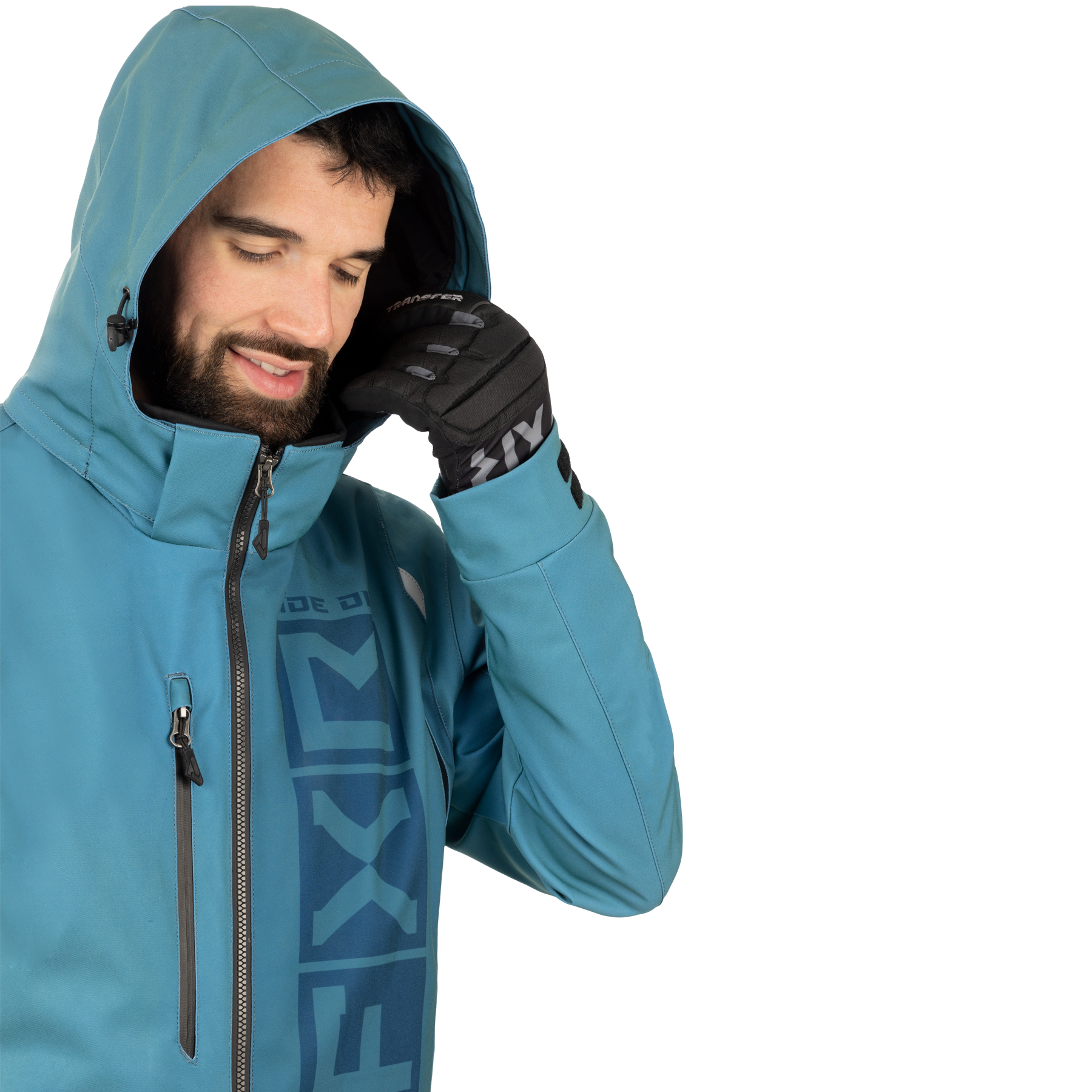FXR Snowmobile Mens Helium Insulated Monosuit - Steel/Dark Steel