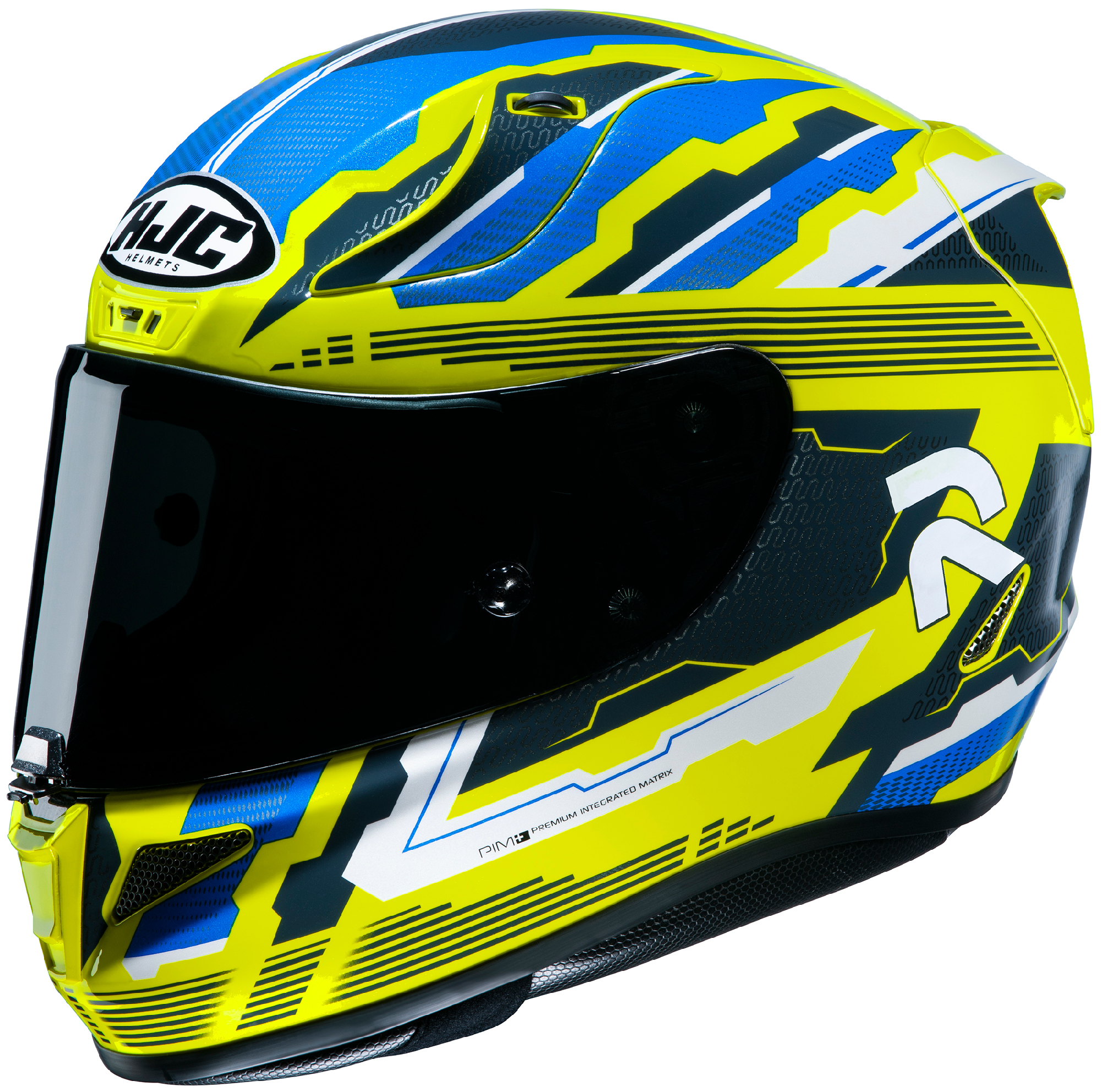 HJC Black/Hi-Viz Yellow RPHA 11 Pro Stobon Full Face Motorcycle Helmet | eBay