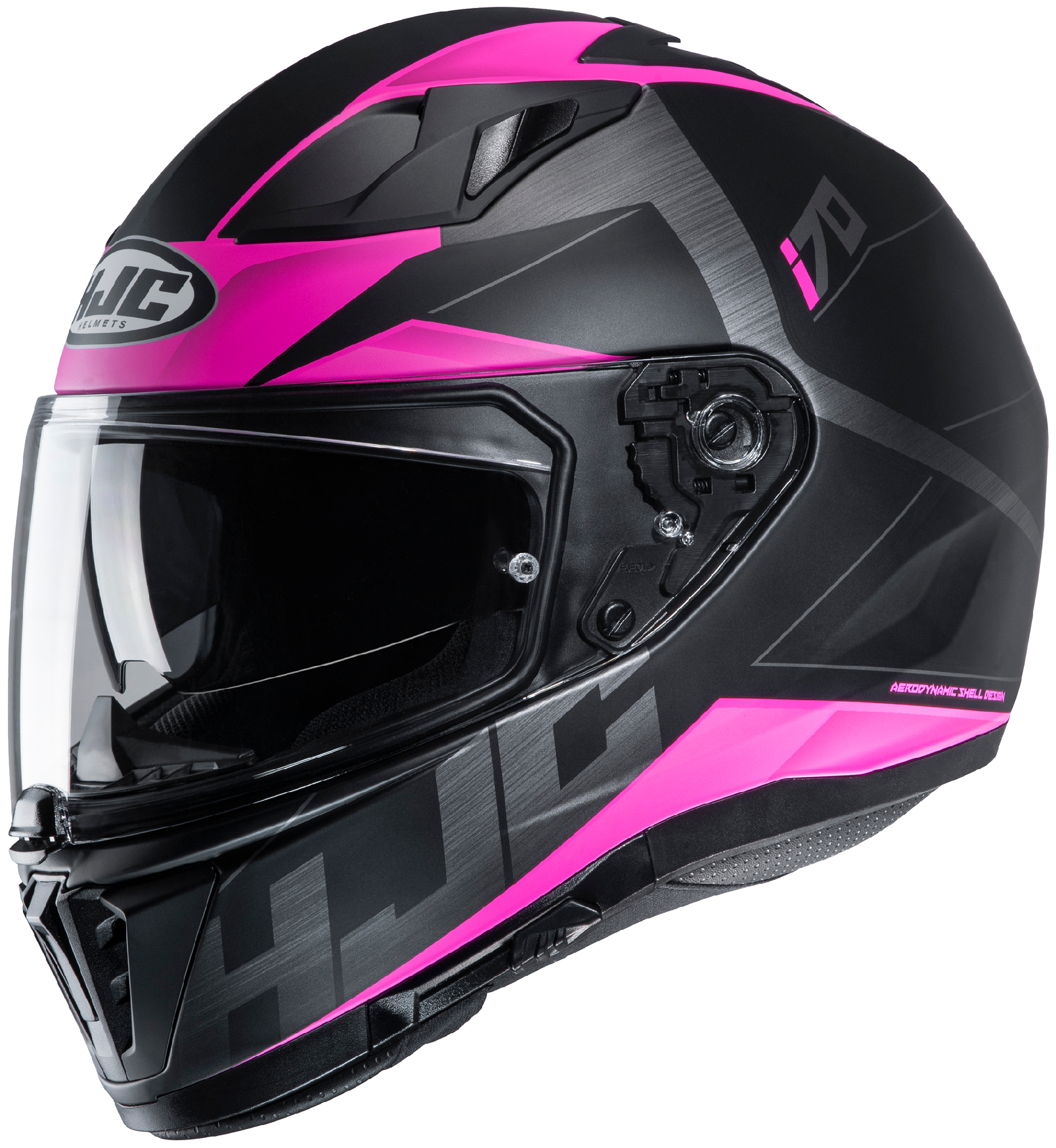 HJC Pink/Black i70 Eluma Full Face Motorcycle Helmet | eBay