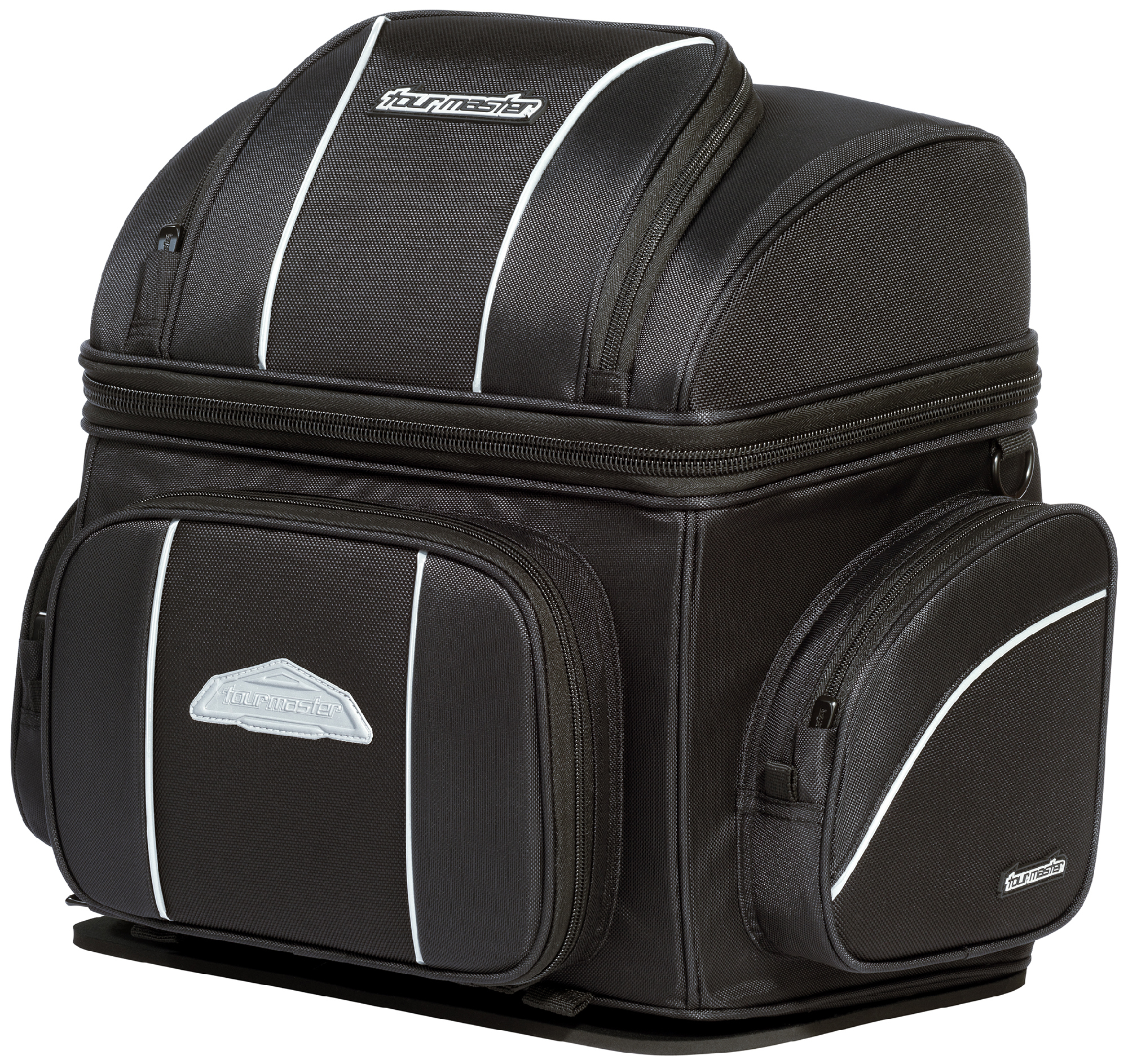 Tourmaster Black Nylon Cruiser 4.0 Motorcycle Sissybar Bags | eBay