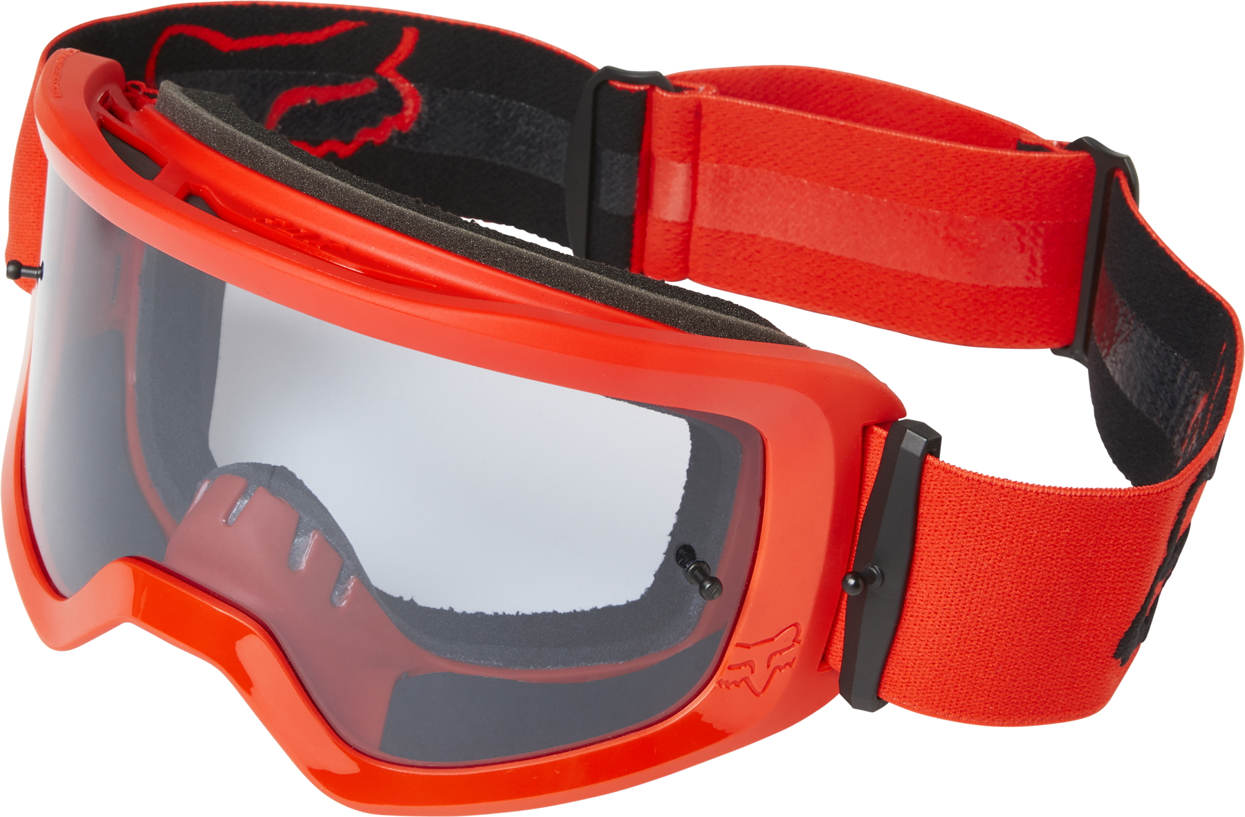 Fluorescent RED, One Size Fox Racing Mens Goggle 