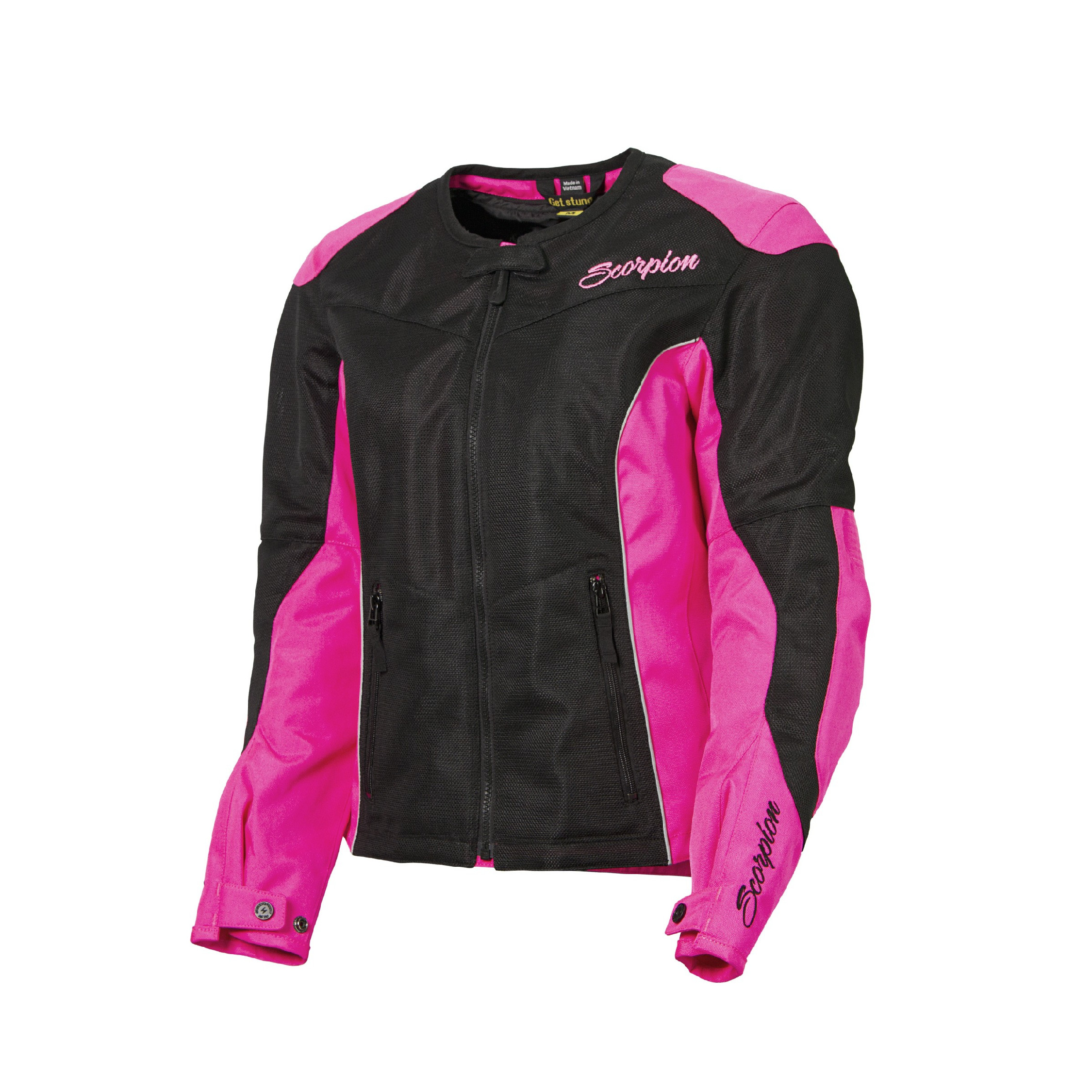 Scorpion Womens Pink/Black Verano Vented Textile Motorcycle Jacket | eBay