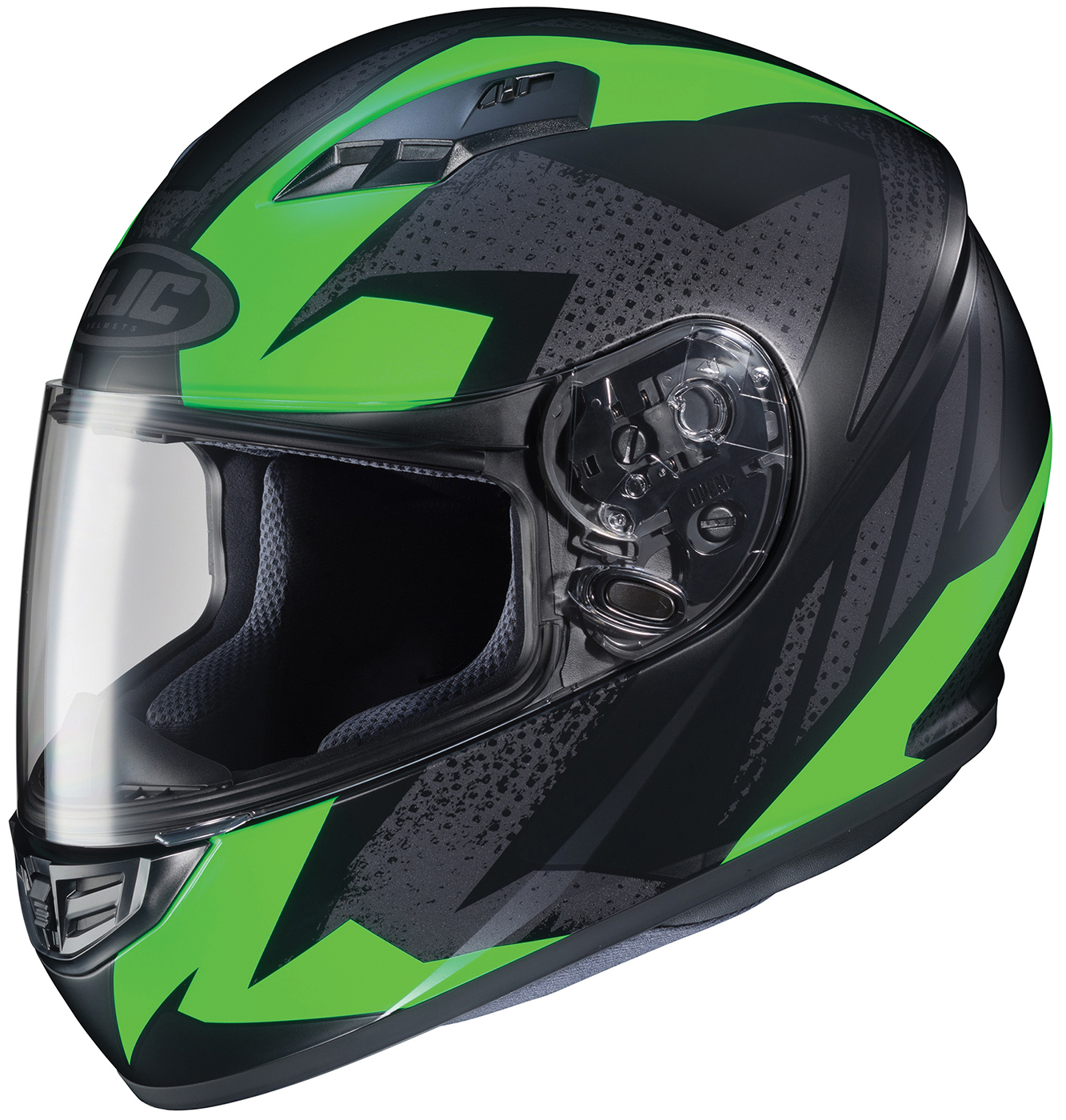 HJC Adult CS-R3 Treague Green/Black Full Face Motorcycle Helmet DOT | eBay