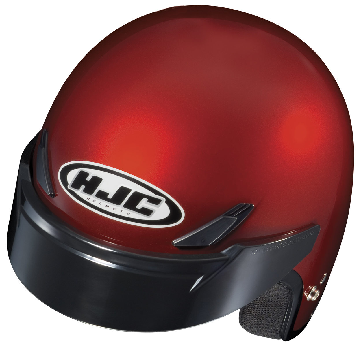 HJC Adult CS-5N Solid Wine Red 3/4 Open Face Motorcycle Helmet DOT | eBay