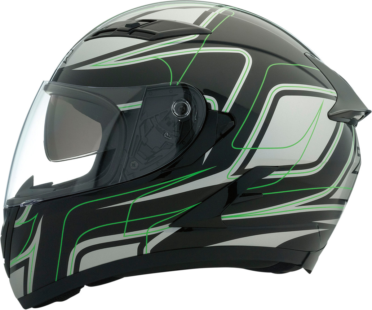 Z1R Adult Black/Green Strike OPS SV Full Face Motorcycle Helmet 2017 | eBay
